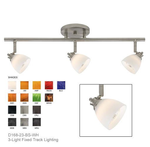 flush mount fixed track light