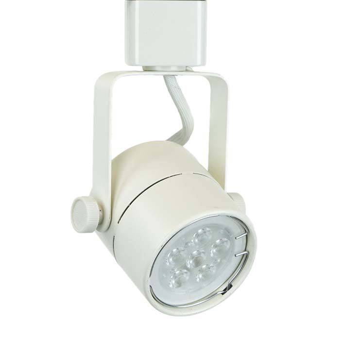 Ezel Azijn Luchtpost LED Track Lighting Kit White Finish GU10 7.5W 5K LED Bulb 50163-3KIT-5K-WH  - Direct-Lighting.com (888)628-8166