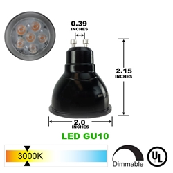LED Light Bulb LB-1003-BK-3K LED Bulbs, LED GU10, LED Light Bulbs, CREE Chip Bulbs, Energy Saving Bulb, Light Bulb, LB-1003-BK-3K