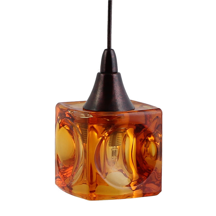 amber colored pendant lights