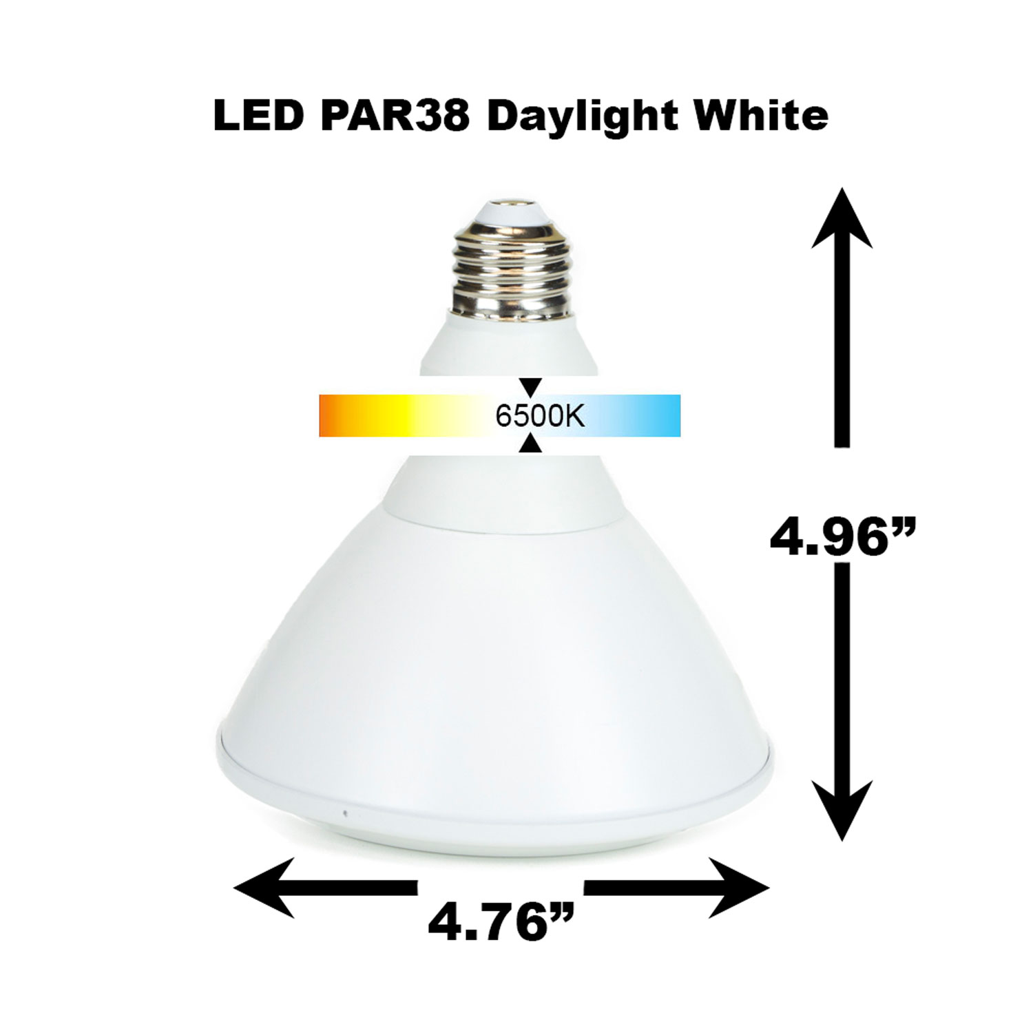 Buy PAR38 LED Light Bulb 18W 6500K. In Stock Fast Ship Direct