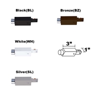 Juno R122 Trac-Lites 3-Wire Cord and Plug Connector, R122BL, Juno  Lighting