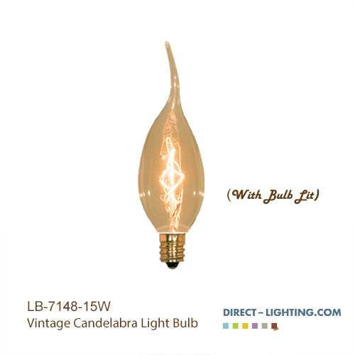 Shop Vintage Edison light bulbs, Antique Light Bulbs, LB-7148-15W - Direct- Lighting.com (888)628-8166